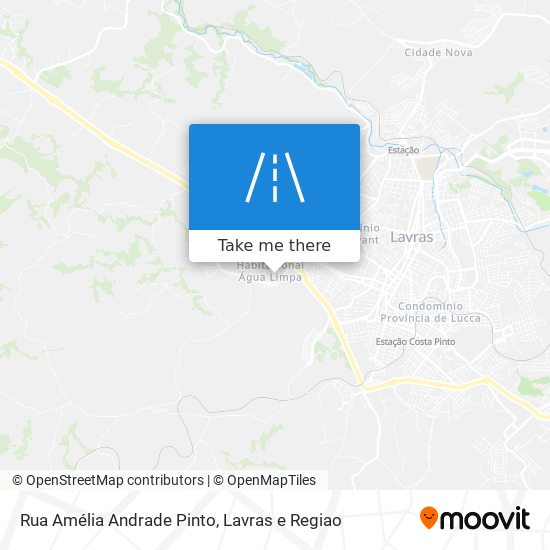 Mapa Rua Amélia Andrade Pinto