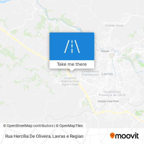 Mapa Rua Hercília De Oliveira