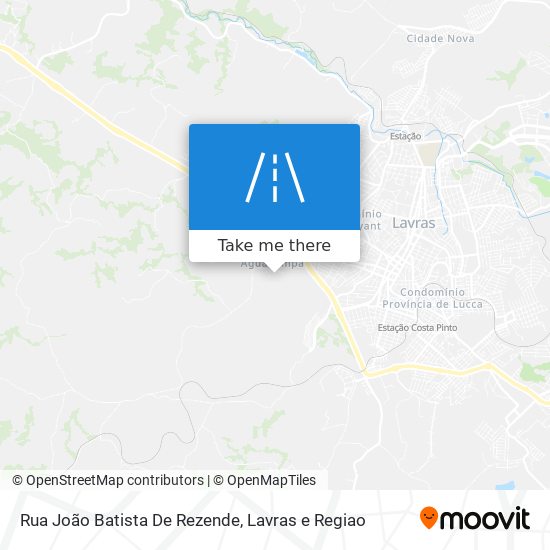 Rua João Batista De Rezende map