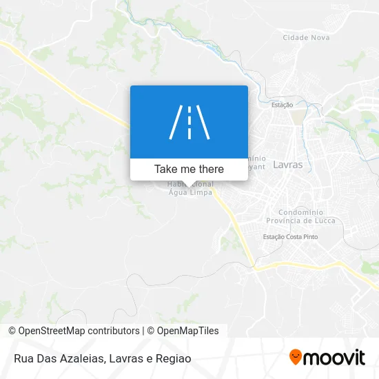Rua Das Azaleias map