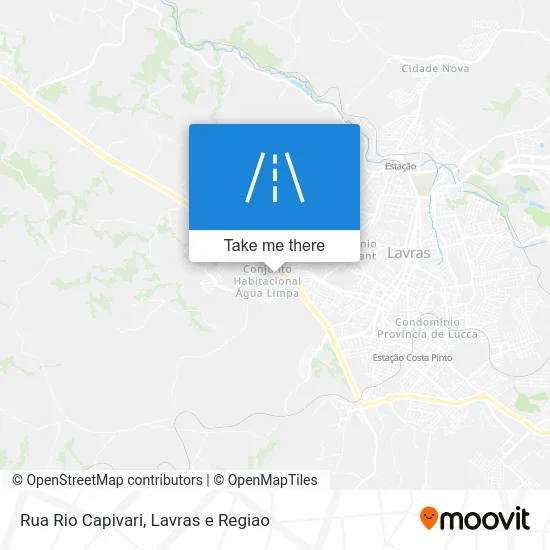 Rua Rio Capivari map