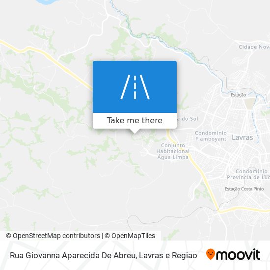 Rua Giovanna Aparecida De Abreu map