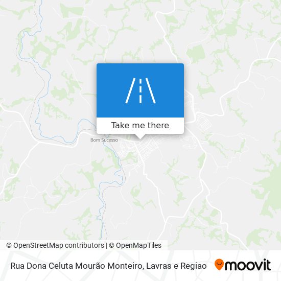 Rua Dona Celuta Mourão Monteiro map