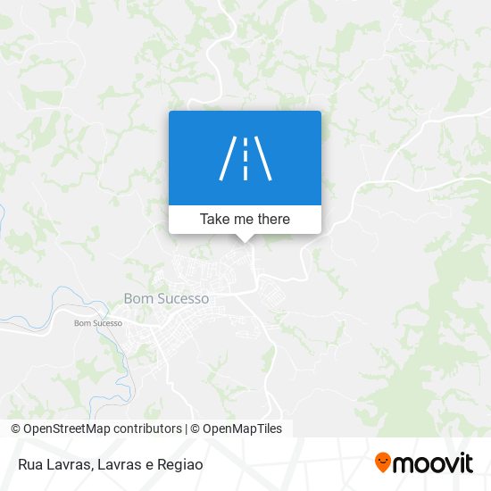 Rua Lavras map