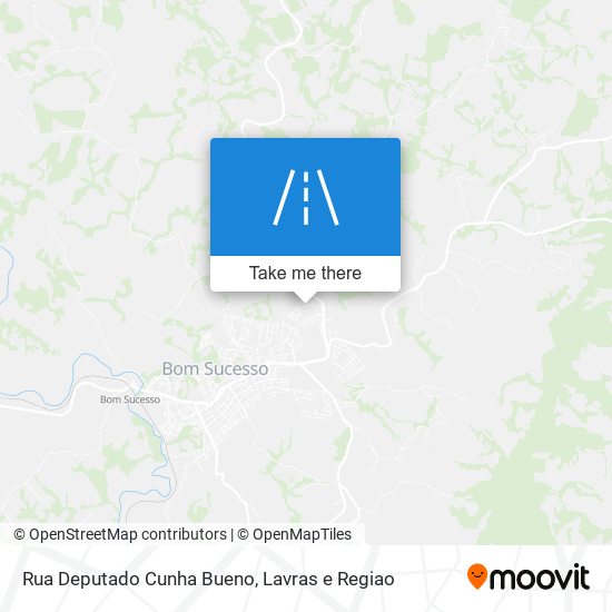 Mapa Rua Deputado Cunha Bueno