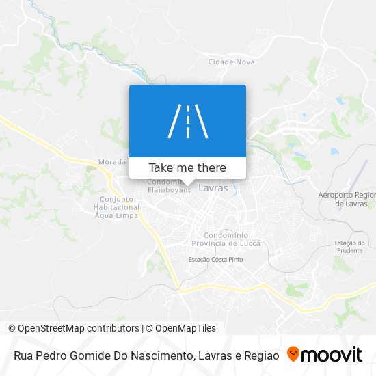 Rua Pedro Gomide Do Nascimento map