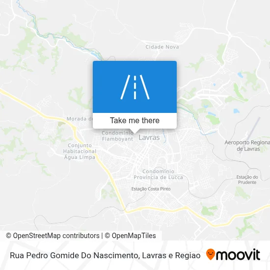 Rua Pedro Gomide Do Nascimento map