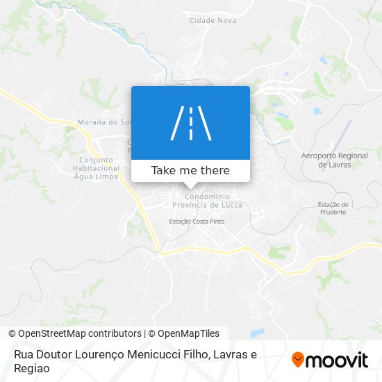 Rua Doutor Lourenço Menicucci Filho map