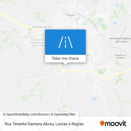 Mapa Rua Tenente Santana Abreu
