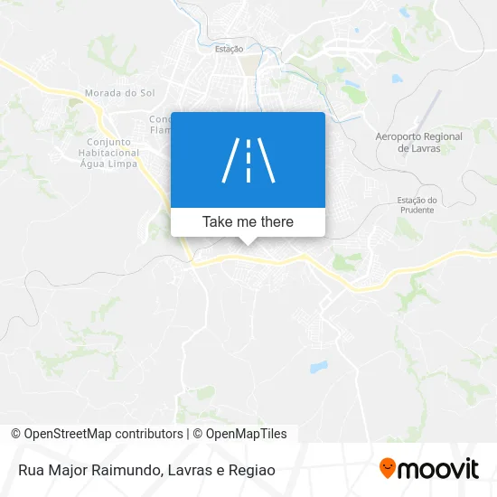 Rua Major Raimundo map