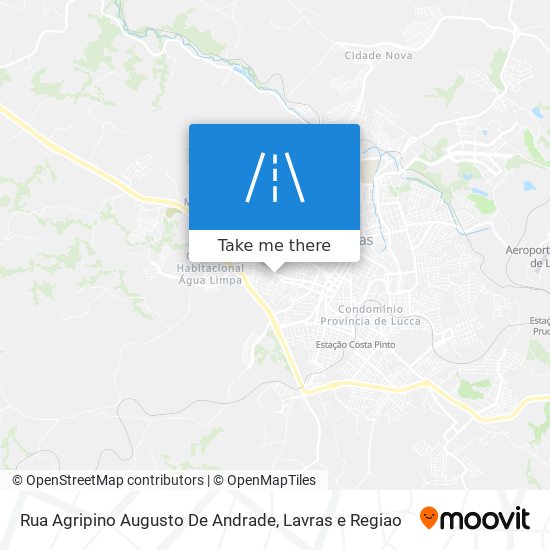 Rua Agripino Augusto De Andrade map