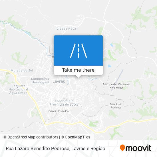 Rua Lázaro Benedito Pedrosa map