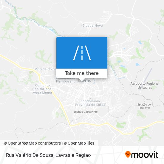 Mapa Rua Valério De Souza