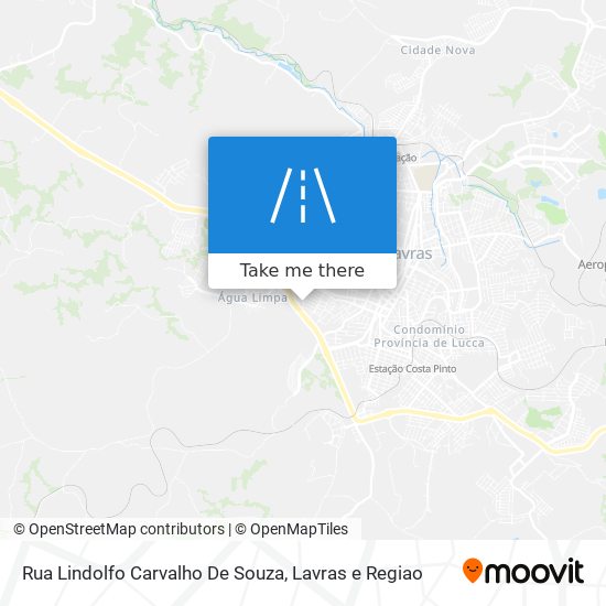 Mapa Rua Lindolfo Carvalho De Souza