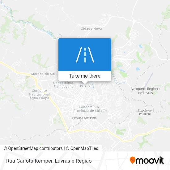 Rua Carlota Kemper map