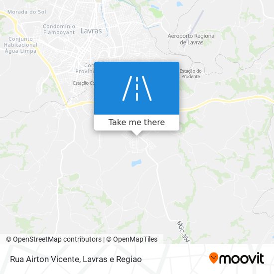 Rua Airton Vicente map