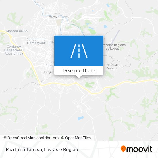 Mapa Rua Irmã Tarcisa