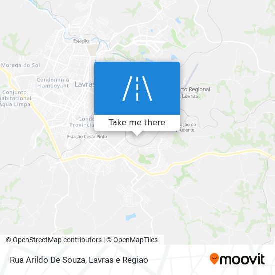 Mapa Rua Arildo De Souza