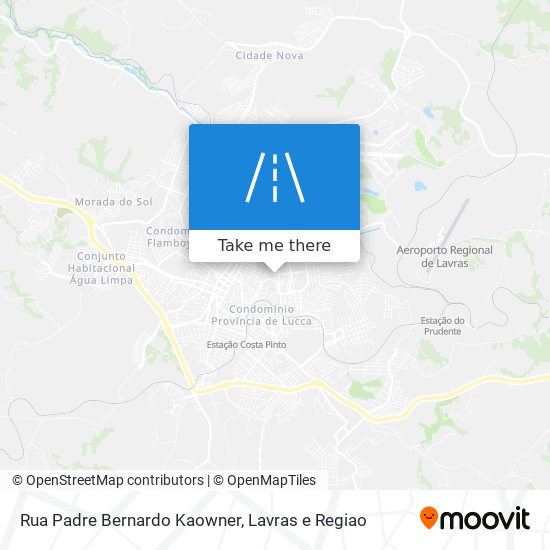 Rua Padre Bernardo Kaowner map