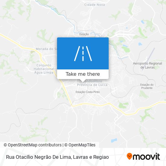 Rua Otacílio Negrão De Lima map