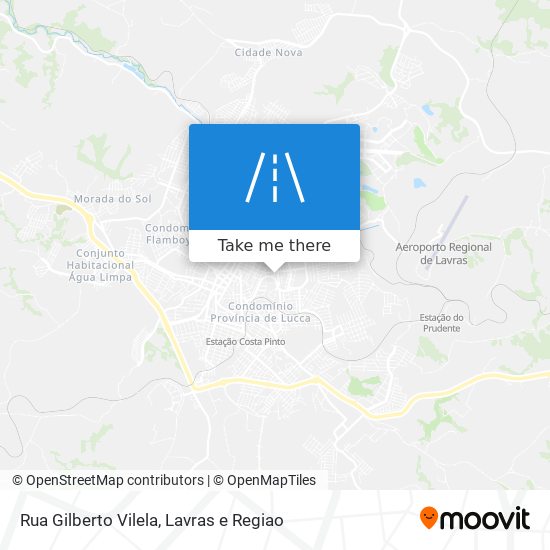 Rua Gilberto Vilela map