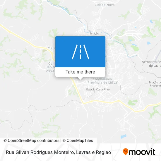Rua Gilvan Rodrigues Monteiro map