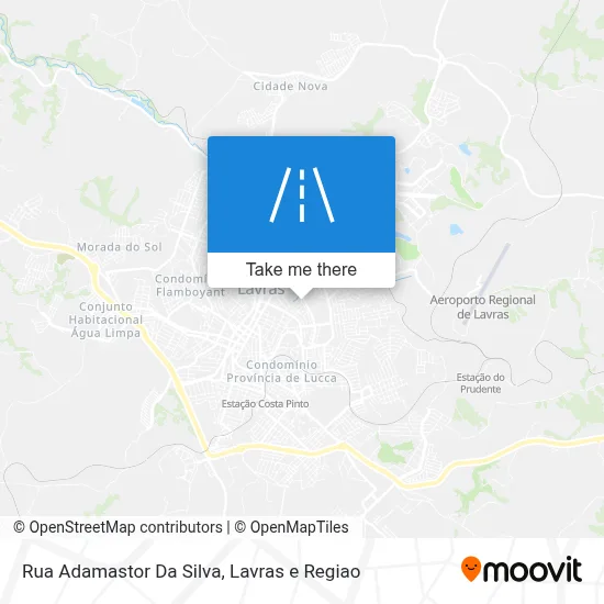 Rua Adamastor Da Silva map