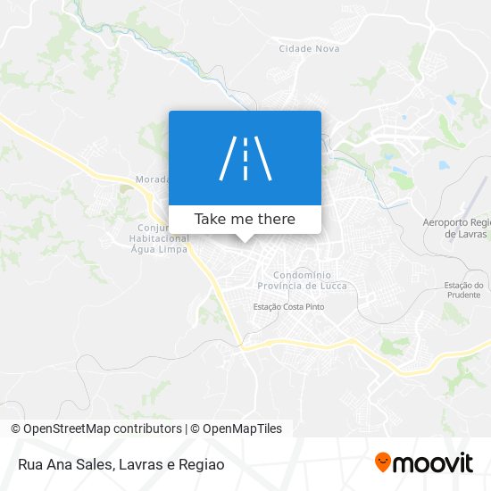 Rua Ana Sales map