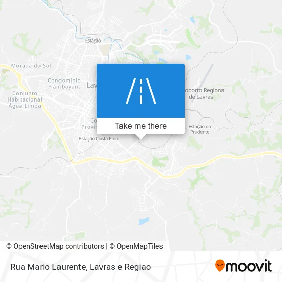 Rua Mario Laurente map