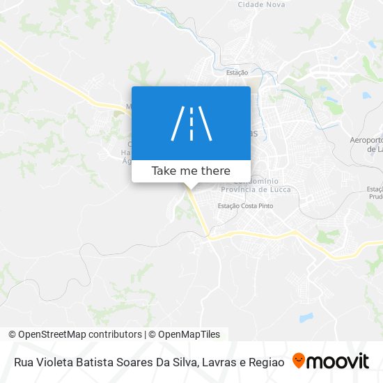 Mapa Rua Violeta Batista Soares Da Silva