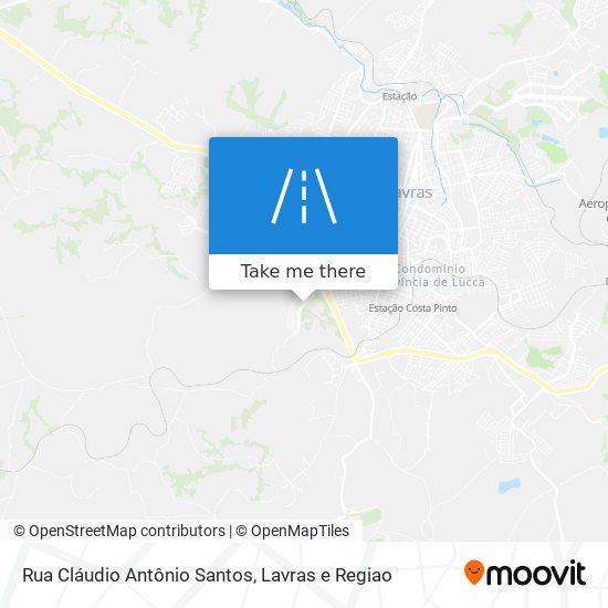 Rua Cláudio Antônio Santos map