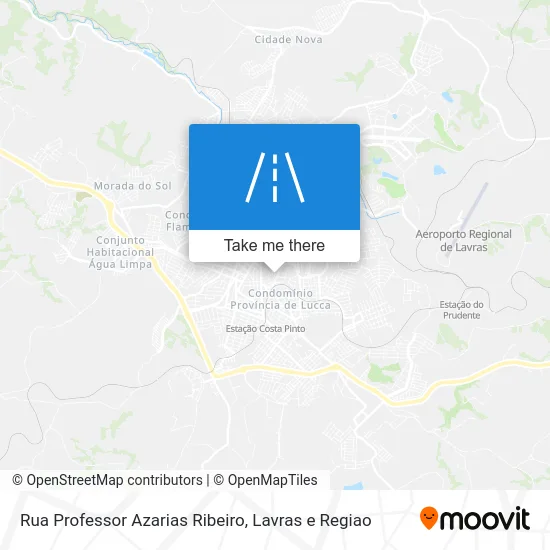 Rua Professor Azarias Ribeiro map