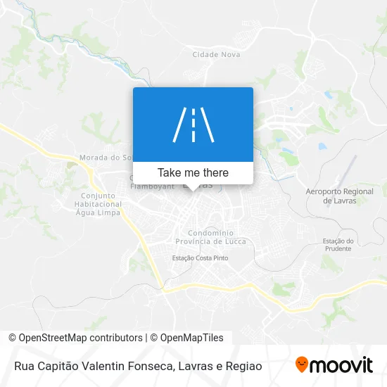 Rua Capitão Valentin Fonseca map