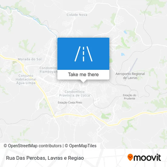 Rua Das Perobas map