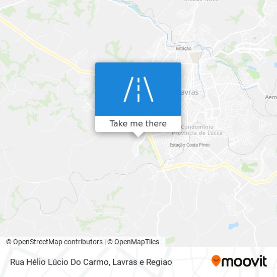 Mapa Rua Hélio Lúcio Do Carmo