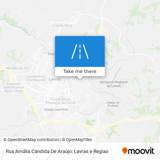 Mapa Rua Amália Cândida De Araújo