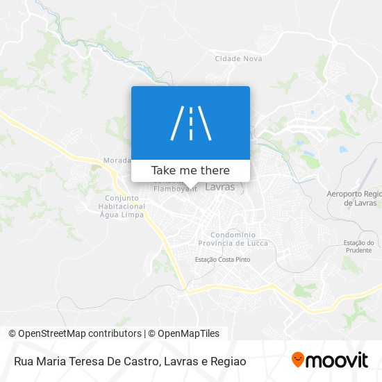 Mapa Rua Maria Teresa De Castro