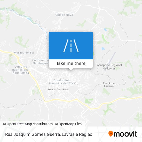 Mapa Rua Joaquim Gomes Guerra