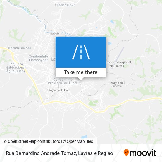 Rua Bernardino Andrade Tomaz map