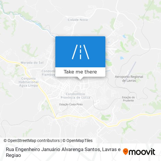 Rua Engenheiro Januário Alvarenga Santos map