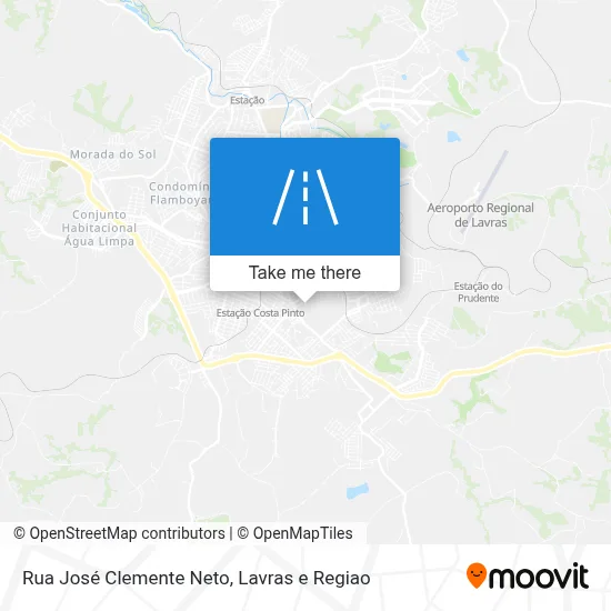 Rua José Clemente Neto map