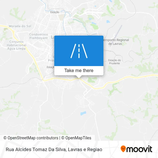 Rua Alcides Tomaz Da Silva map