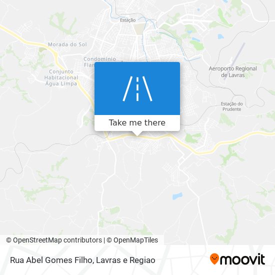 Mapa Rua Abel Gomes Filho