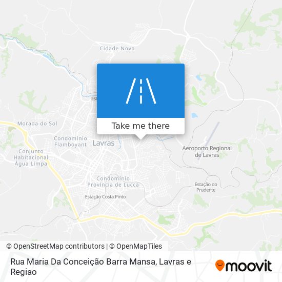 Mapa Rua Maria Da Conceição Barra Mansa