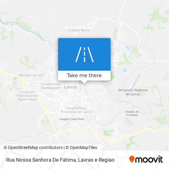 Mapa Rua Nossa Senhora De Fátima