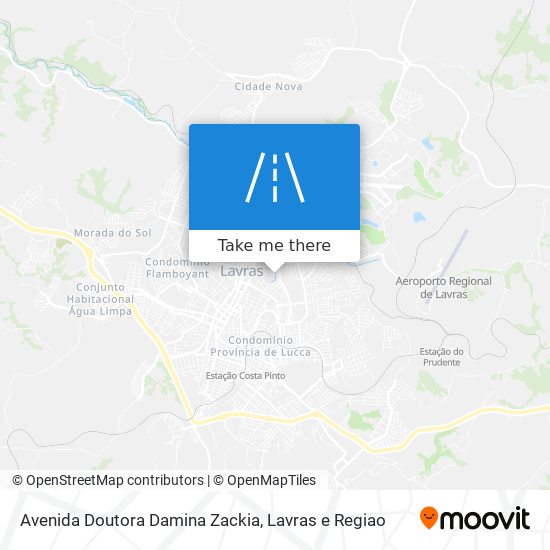 Avenida Doutora Damina Zackia map