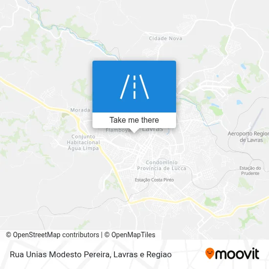 Rua Unias Modesto Pereira map