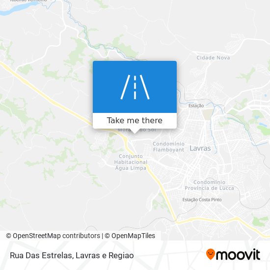 Rua Das Estrelas map