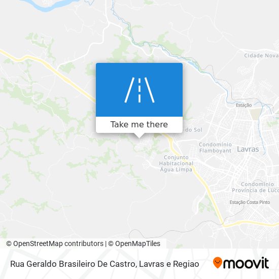 Rua Geraldo Brasileiro De Castro map