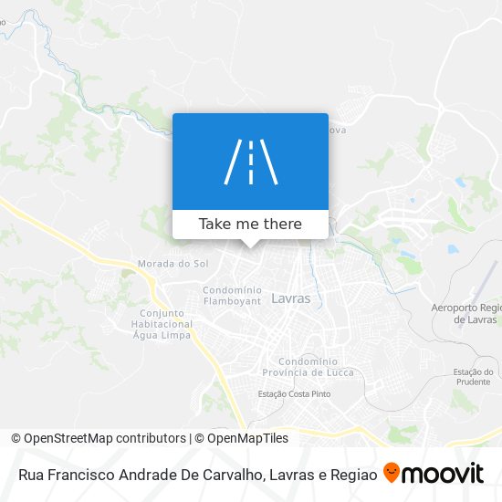 Rua Francisco Andrade De Carvalho map